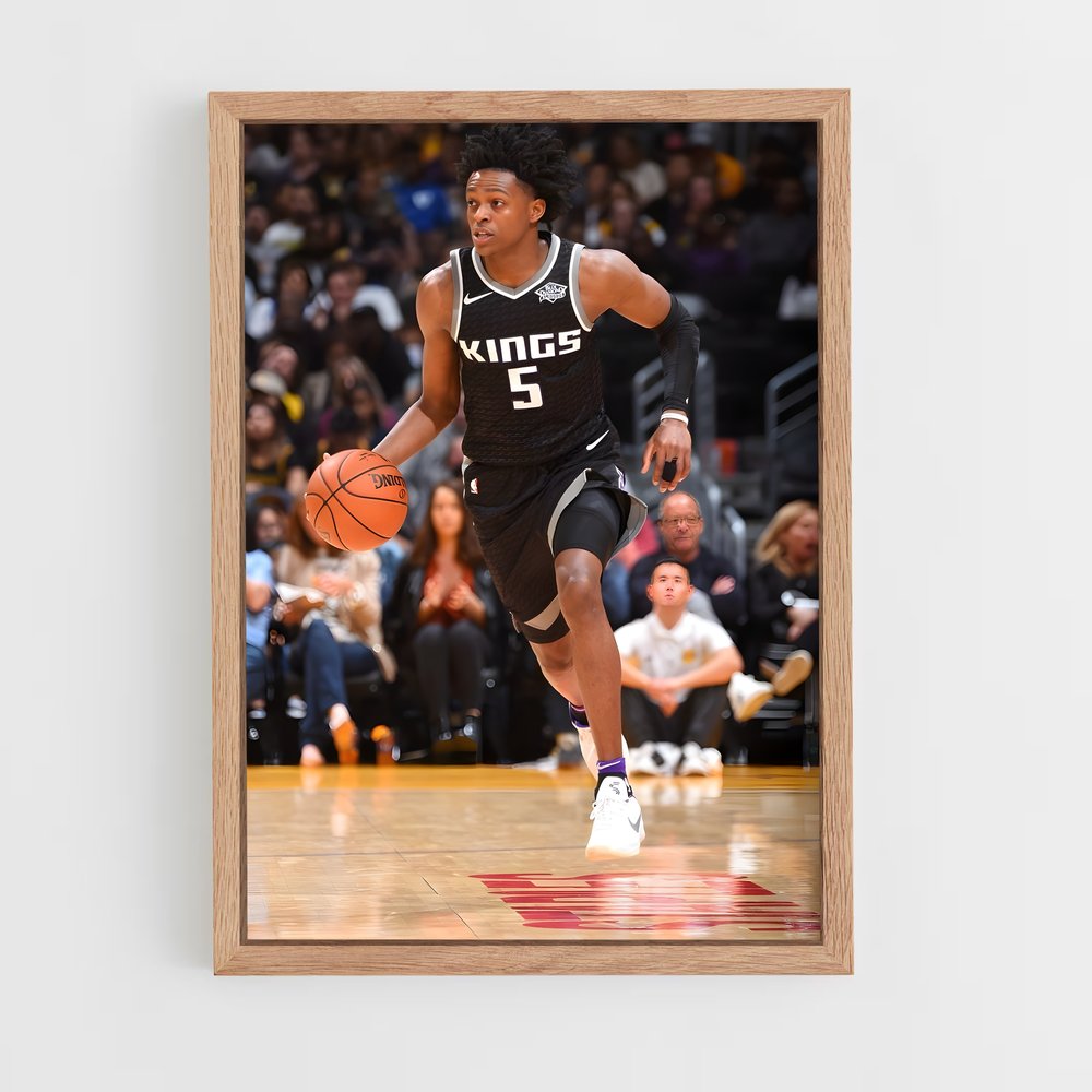 Poster Le Fulgurant Fox – affiche Basketball (vue 4)